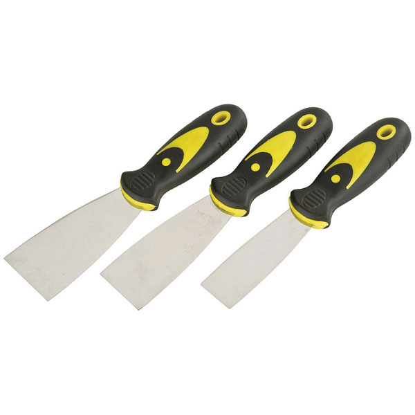 KWB 029997 Trowel set flexible Metal Wood handle 3 pcs rust-resistant