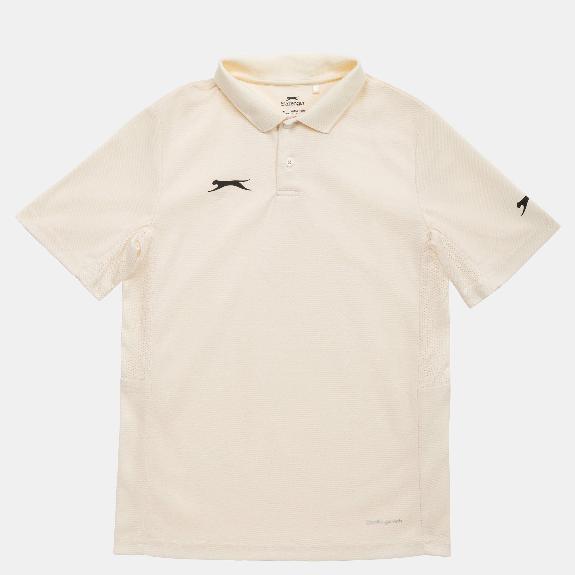 Slazenger Aero Cricket Shirt Juniors - White