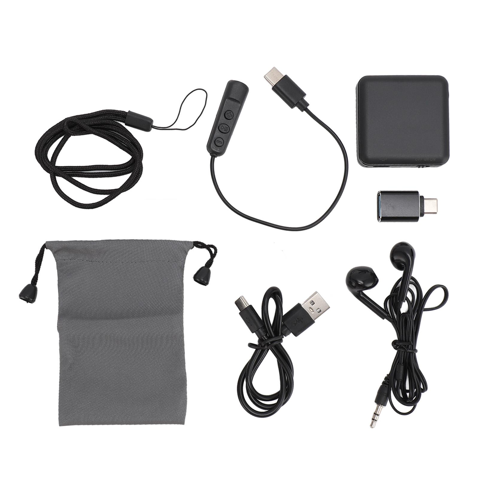 OutsideWorld Magnetic Digital Voice Recorder Multifunctional Portable Voice Activated Recorder MP3 Player for