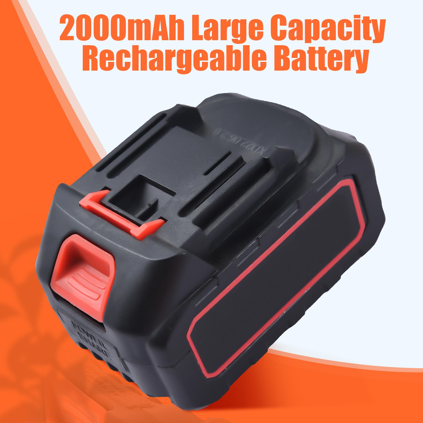 KKmoon Cordless Leaf Blower 3000W Electric Leaf Blower 6 Adjustable Speeds 4000mAh Battery Powered Leaf EU & 2000mAh