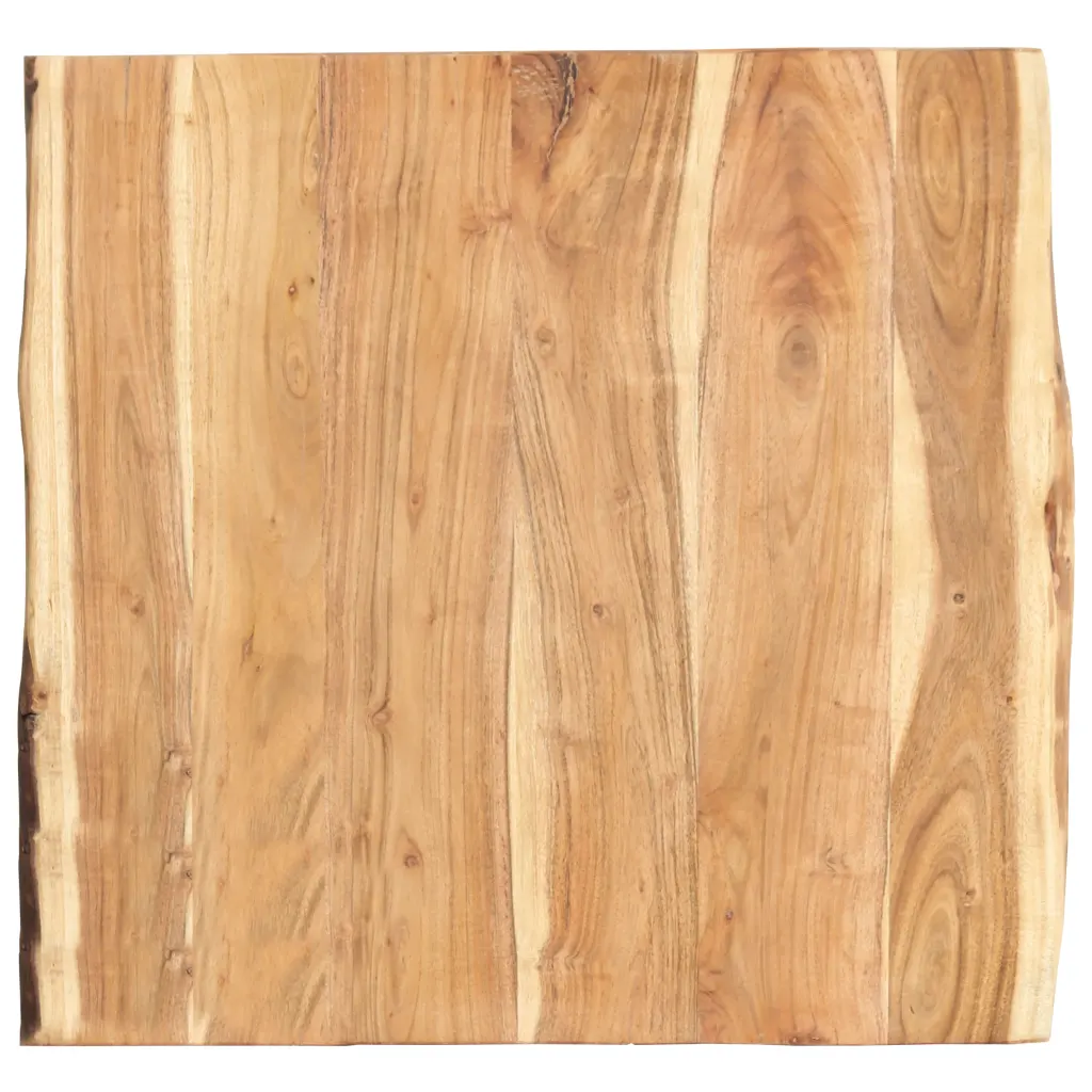 VidaXL Table Top Solid Acacia Wood 58x(50-60)x3.8 cm