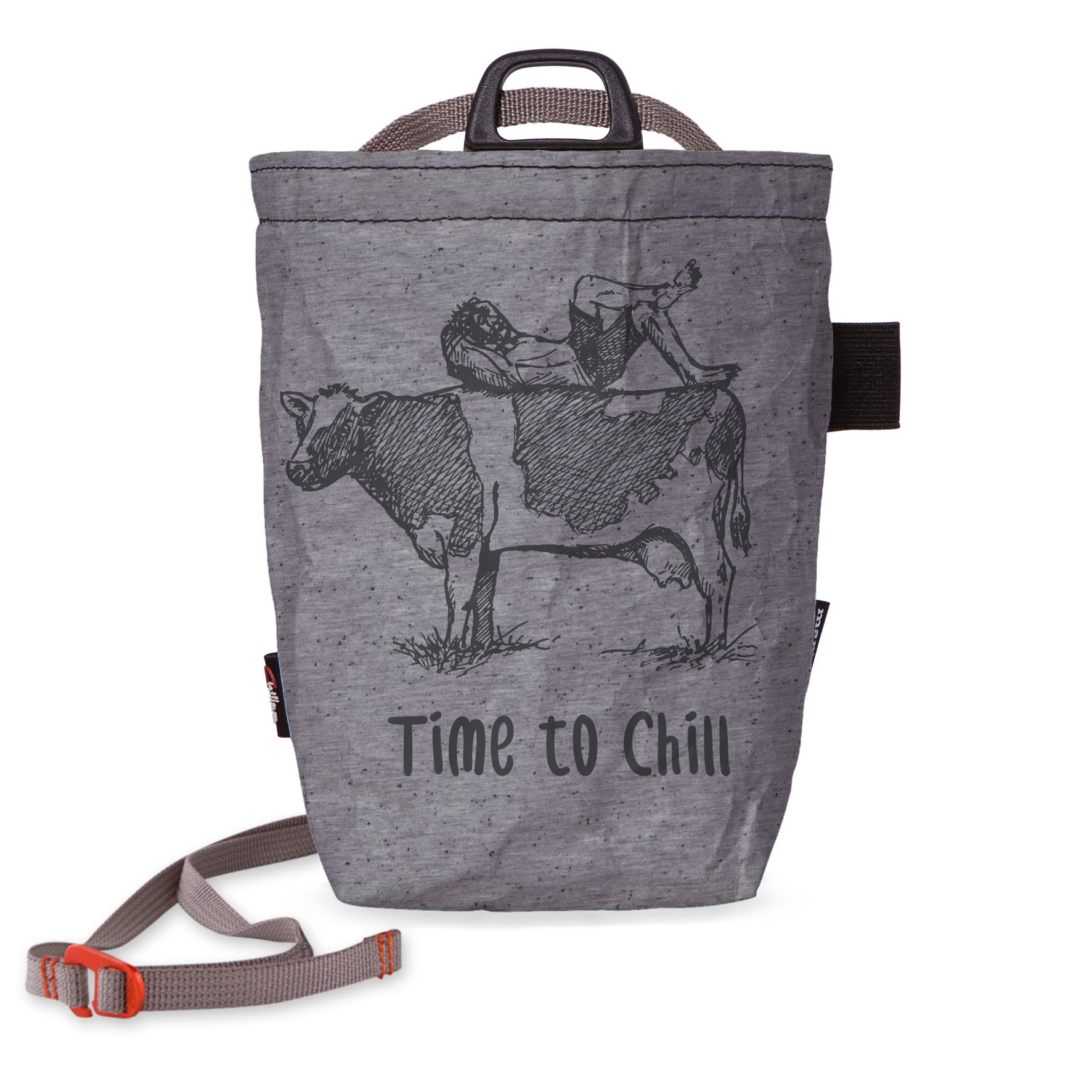 Chillaz Time TO Chill Chalkbag - Dot Grey Melange - One Size