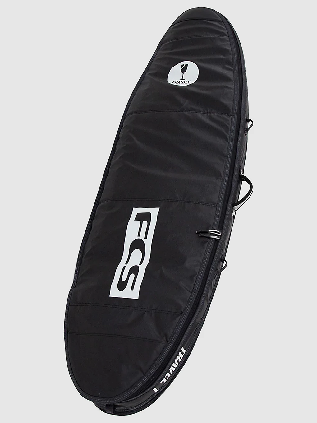 FCS Fins FCS Travel 1 Fun Board Cover - Black/Grey