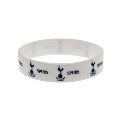 Tottenham Hotspur FC Official Football Silicone Wristband (One Size) (White)
