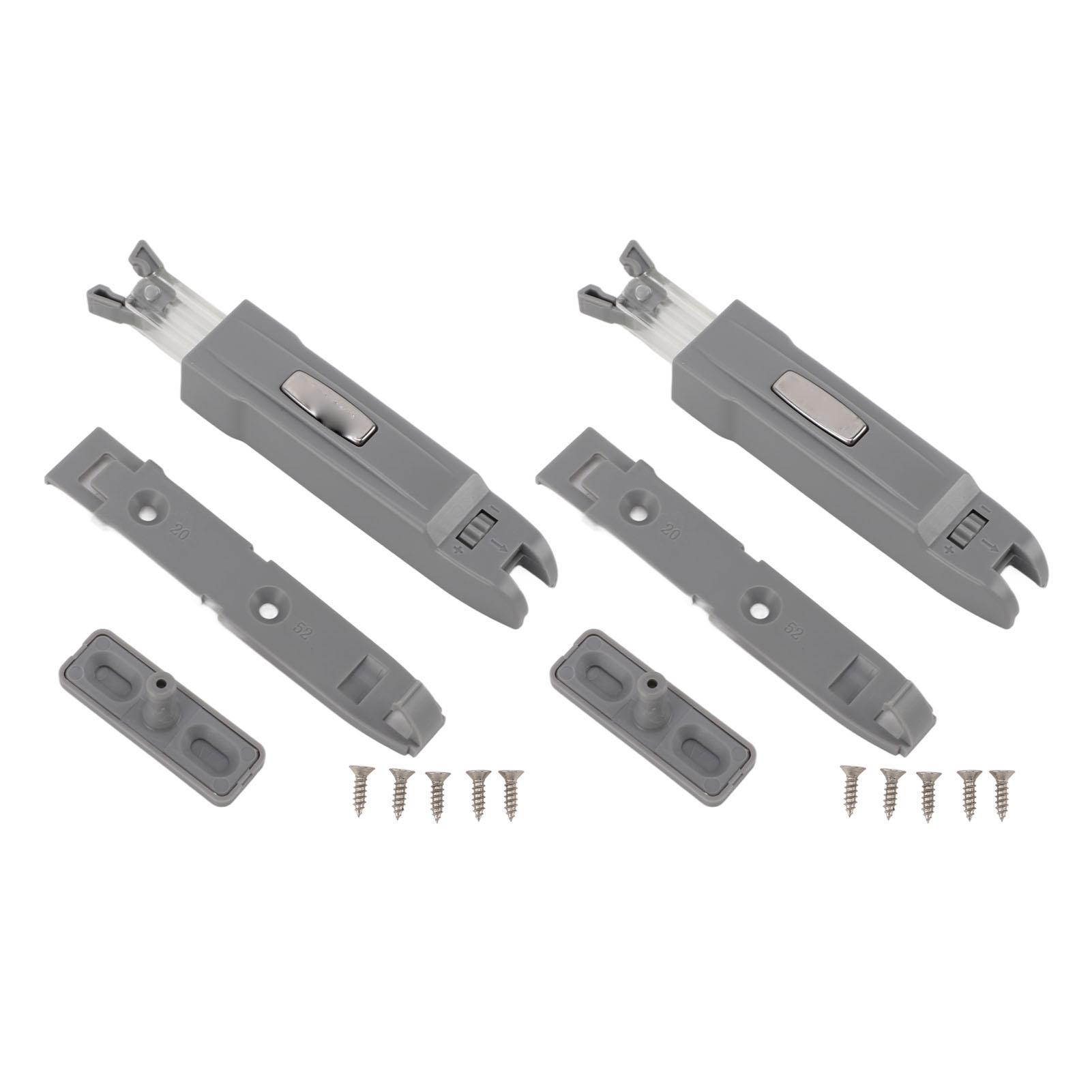 OutsideWorld 2 PCS Cabinet Latches Automatic Rebound Anti Collision Cabinet Rebound Self Locking Device for