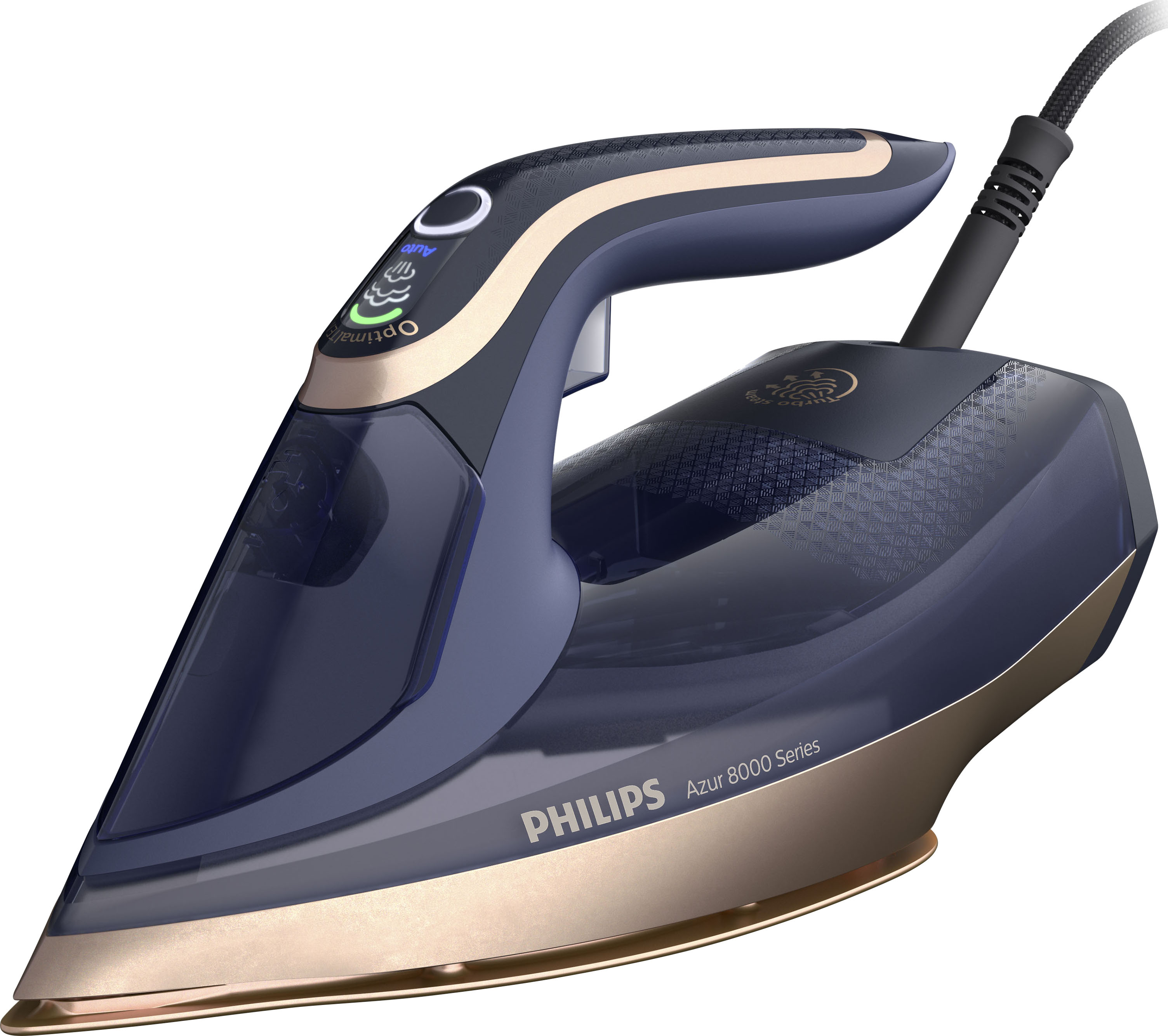 Philips Azur 8000 Series Steam Iron - 85g/min Continuous Steam 260g Turbo Steam Boost 3000W