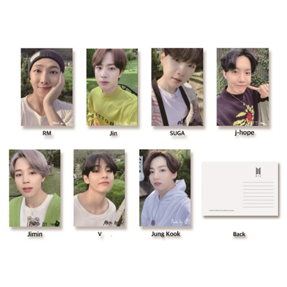 Bts (BangTan Boys) 3D Postcard Be 7 members, photo Lenticular