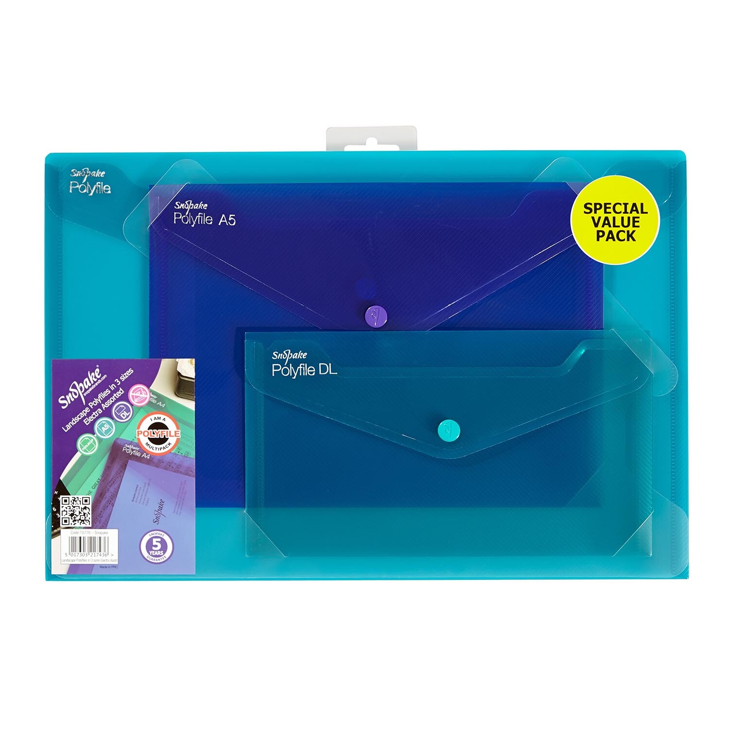Pack of 3 Polyfiles