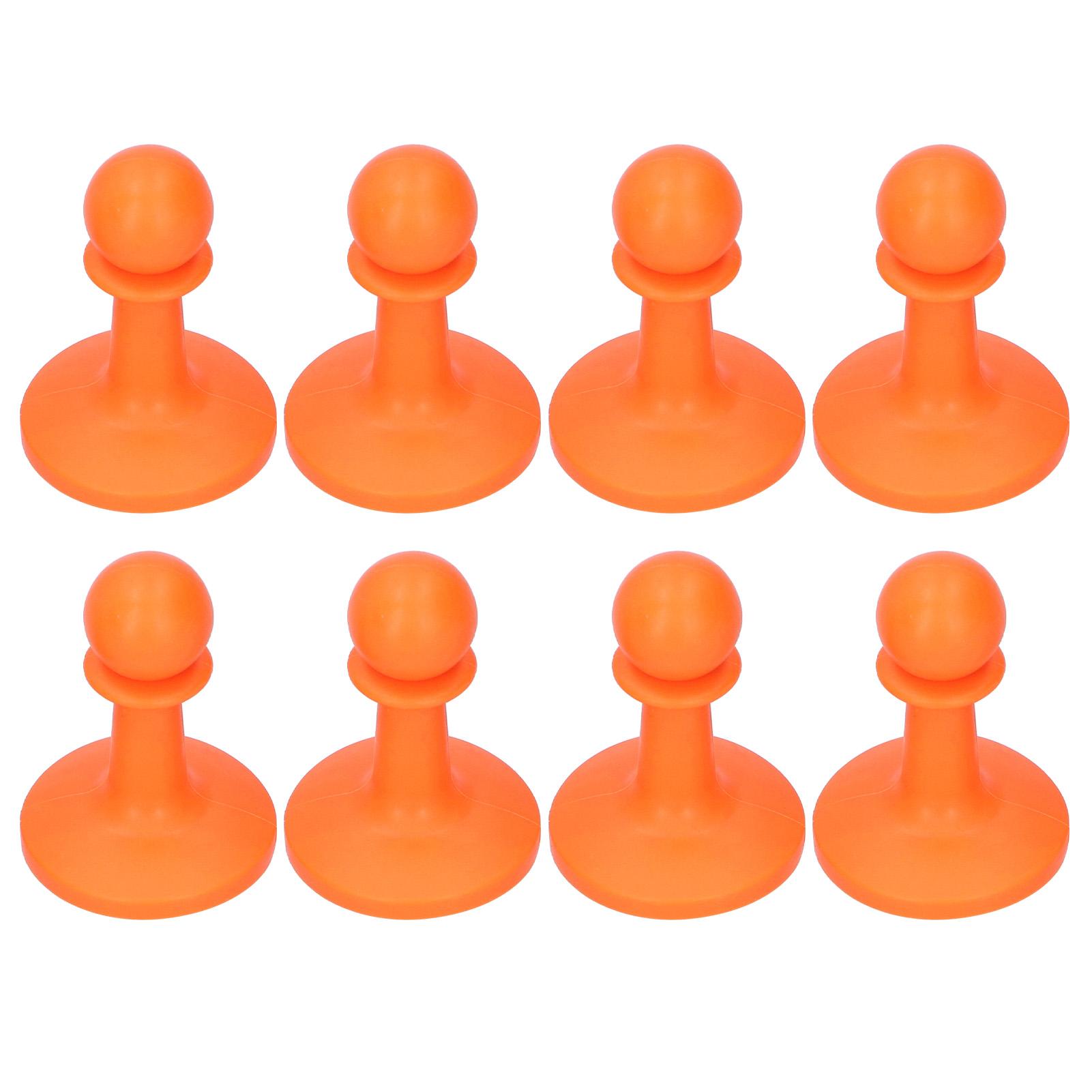 Fishine 8pcs Tent Pole Rod Support Thunder Proof Cap for Outdoor Camping Hiking Tent Accessories (Orange)