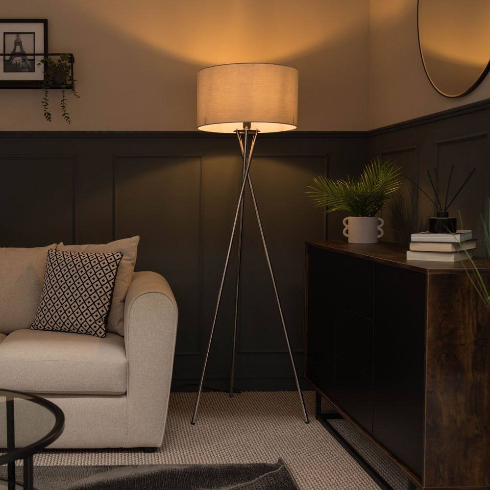 Iconic Lights Miron 154cm Tripod Floor Lamp gray