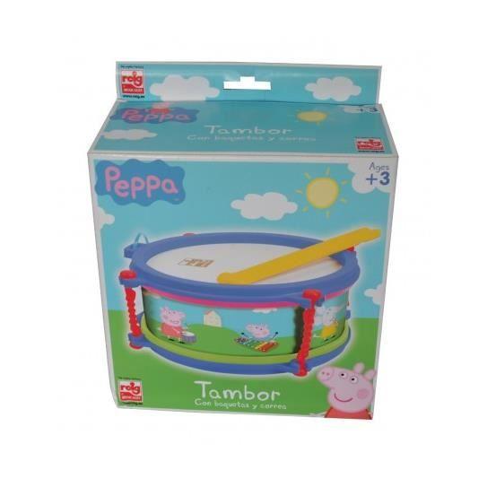 B&Q Peppa Pig Drum Musical Percussion Instrument Educational Toy Easy-To-Use