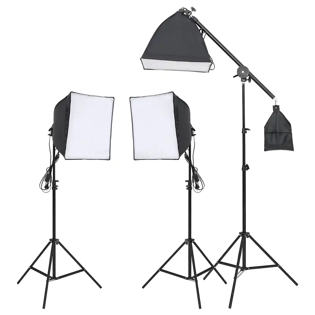 VidaXL Studio Lighting Set with Tripod & Softbox