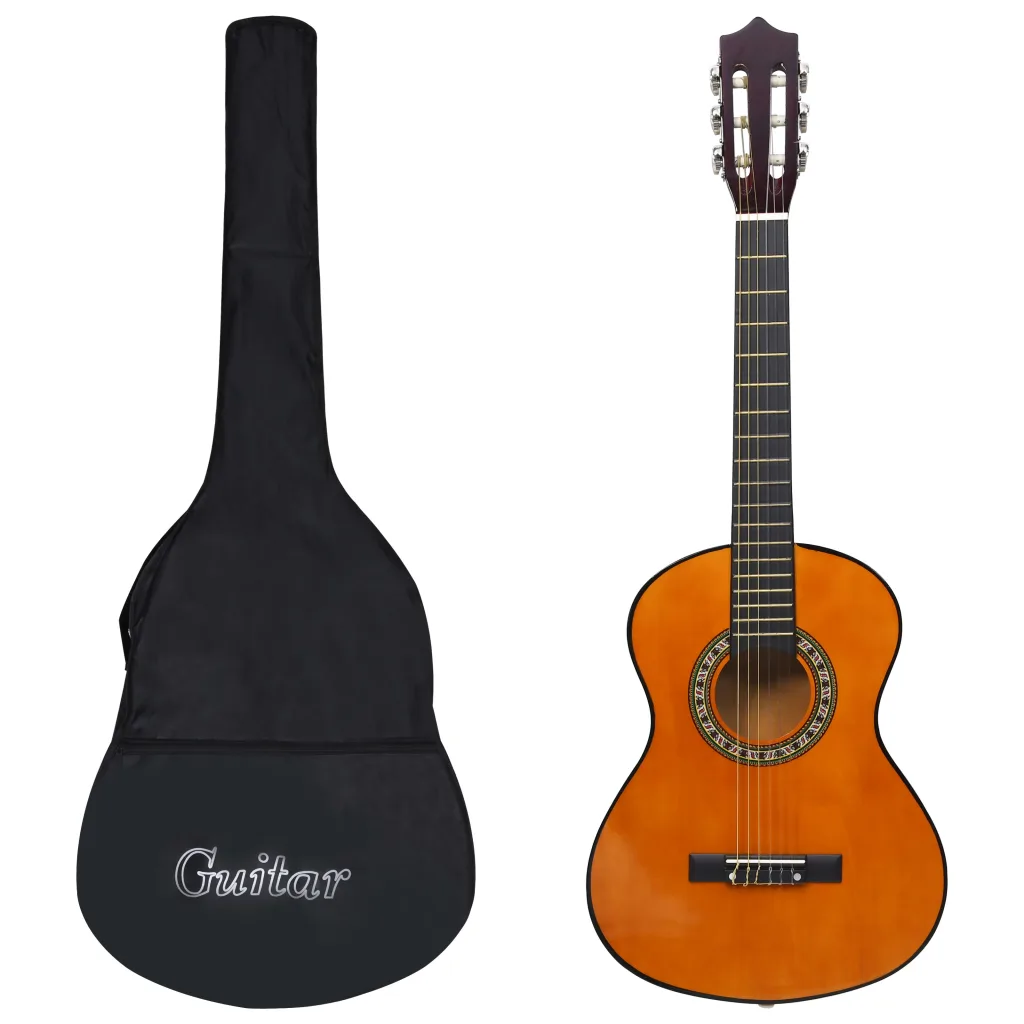VidaXL Classical Guitar for Beginner and Kid with Bag 1/2 34"