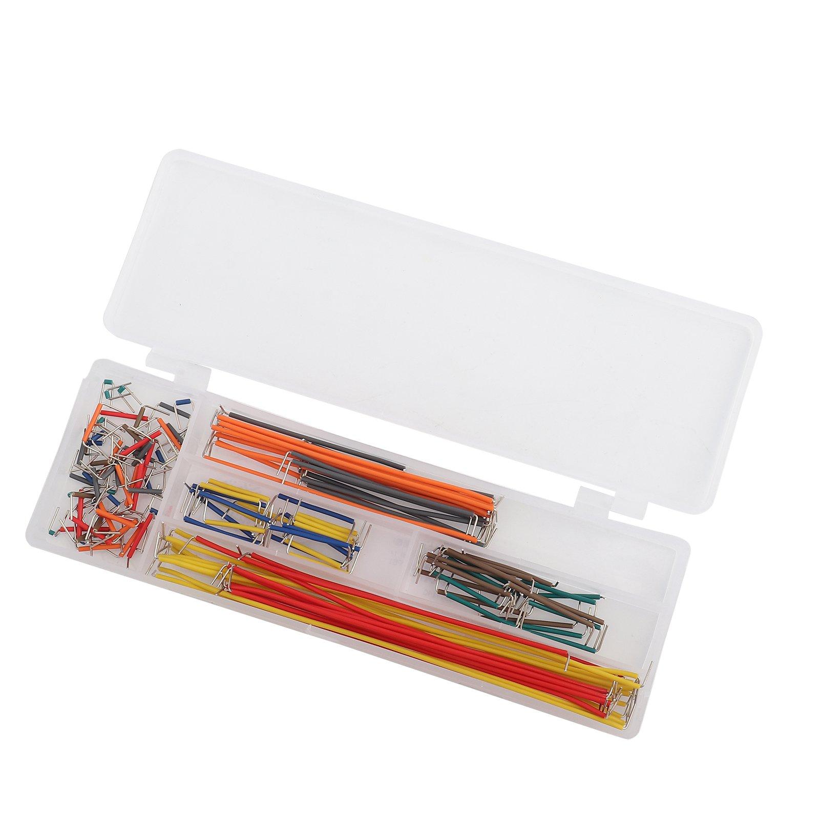 ZEALOT 140pcs U Shape Solderless Breadboard Jumper Cable Wire Kit Box for DIY Shield