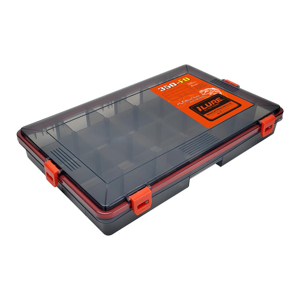 TOMTOP JMS Large Waterproof Tackle Box Fishing Tackle Box Organizer Adjustable Fishing Tackle Trays Tackle Box XL