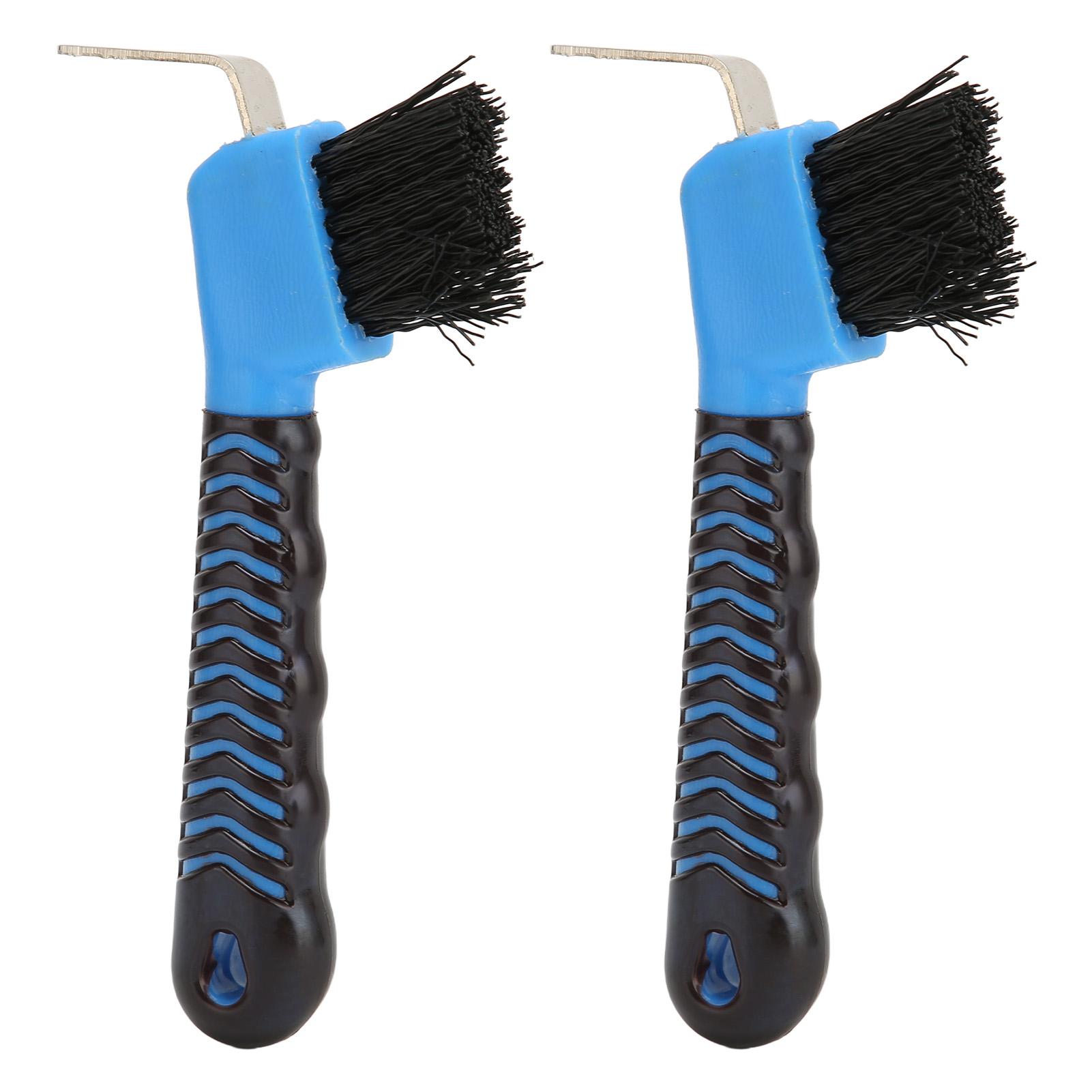 Health & Beauty PRODUCT 2Pcs Horse Hoof Pick Brushes Horse Hoof Cleaning Tool with Soft Touch Rubber Handle for Horse