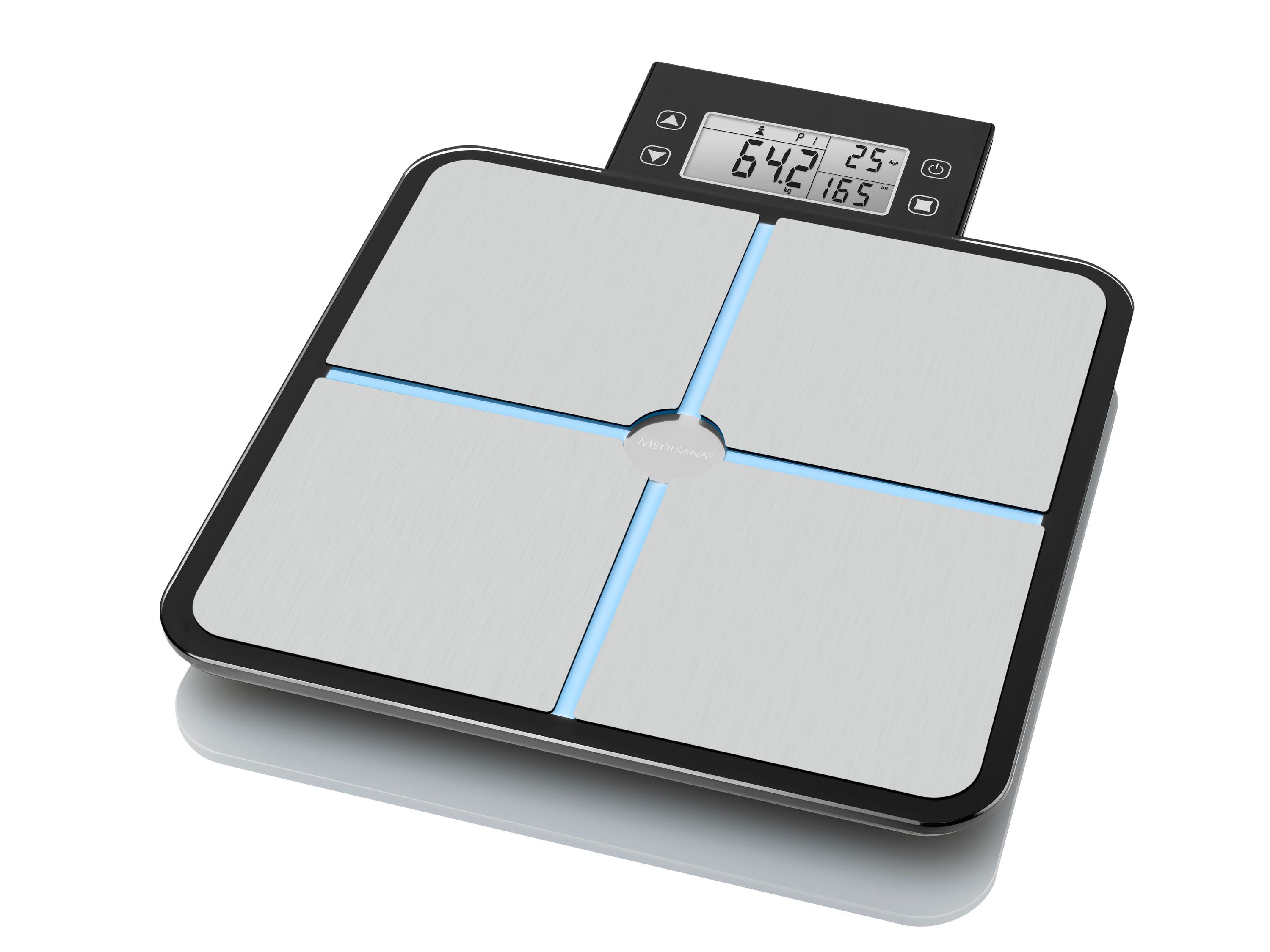 Medisana Body Analysis Scale Black/Silver black,gray