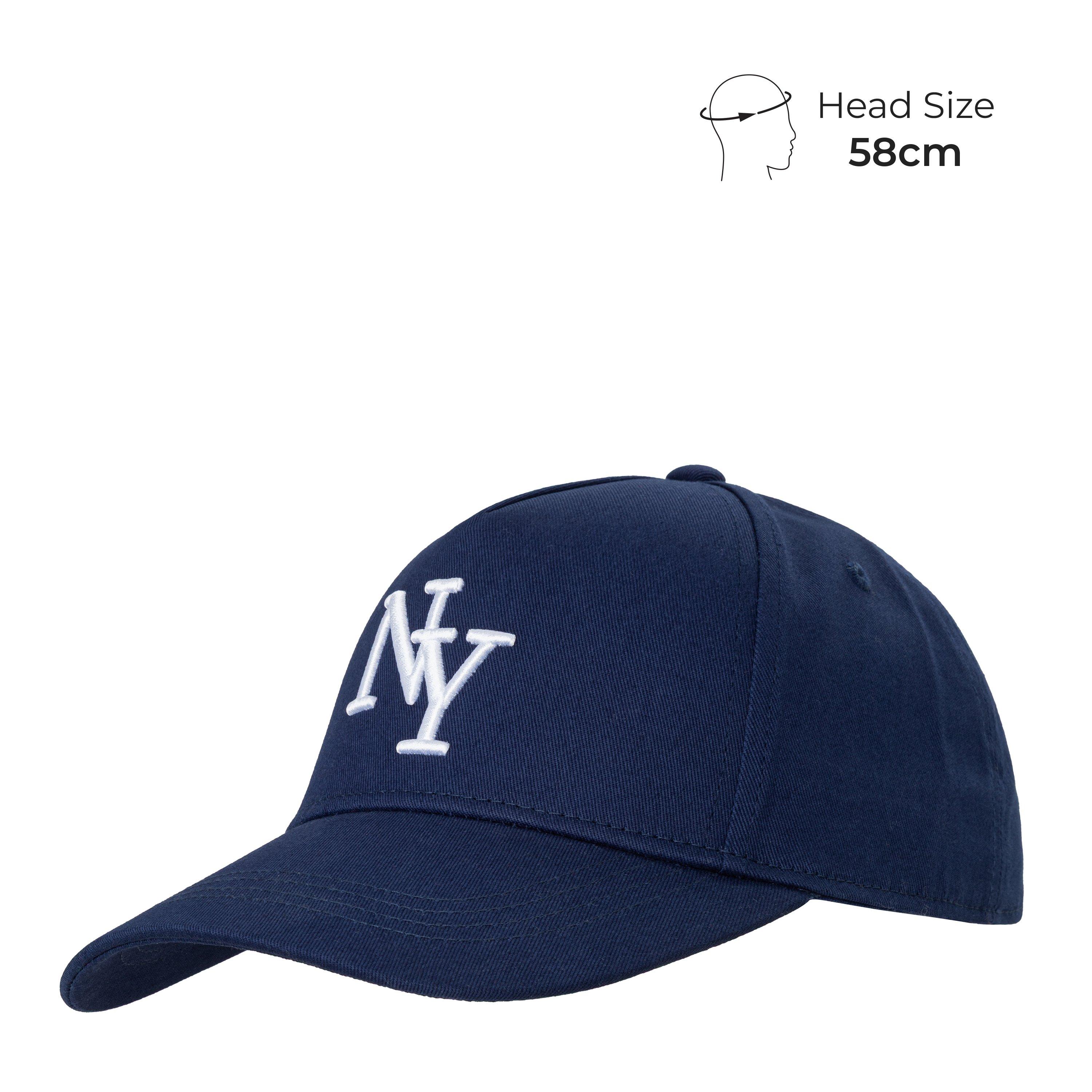 Fabric NY Baseball Cap Mens - Blue