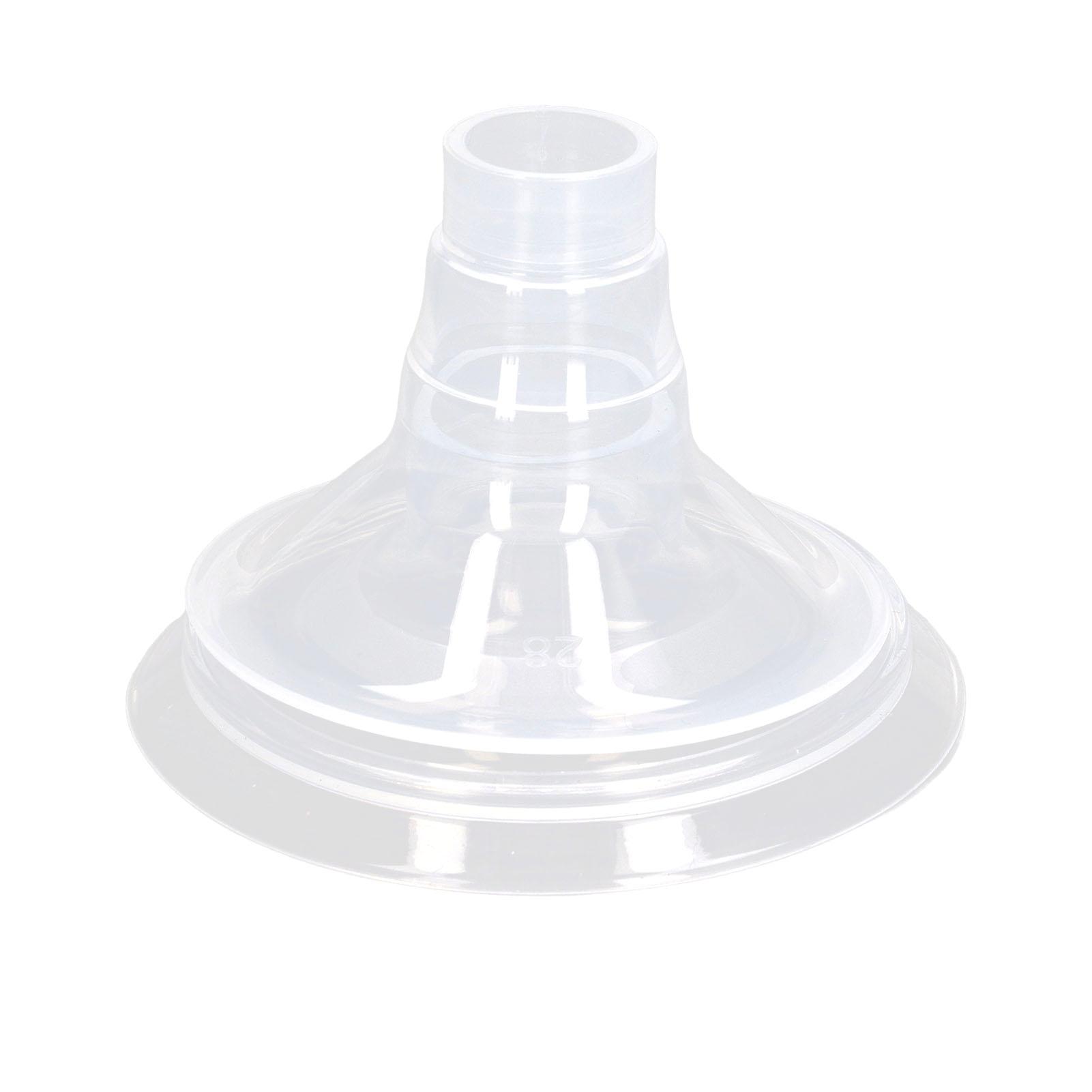Neoglint 2pcs Breast Pump Shield Silicone PP Cover Fast Milking Soft Breast Pump Accessories 1.1in Wide