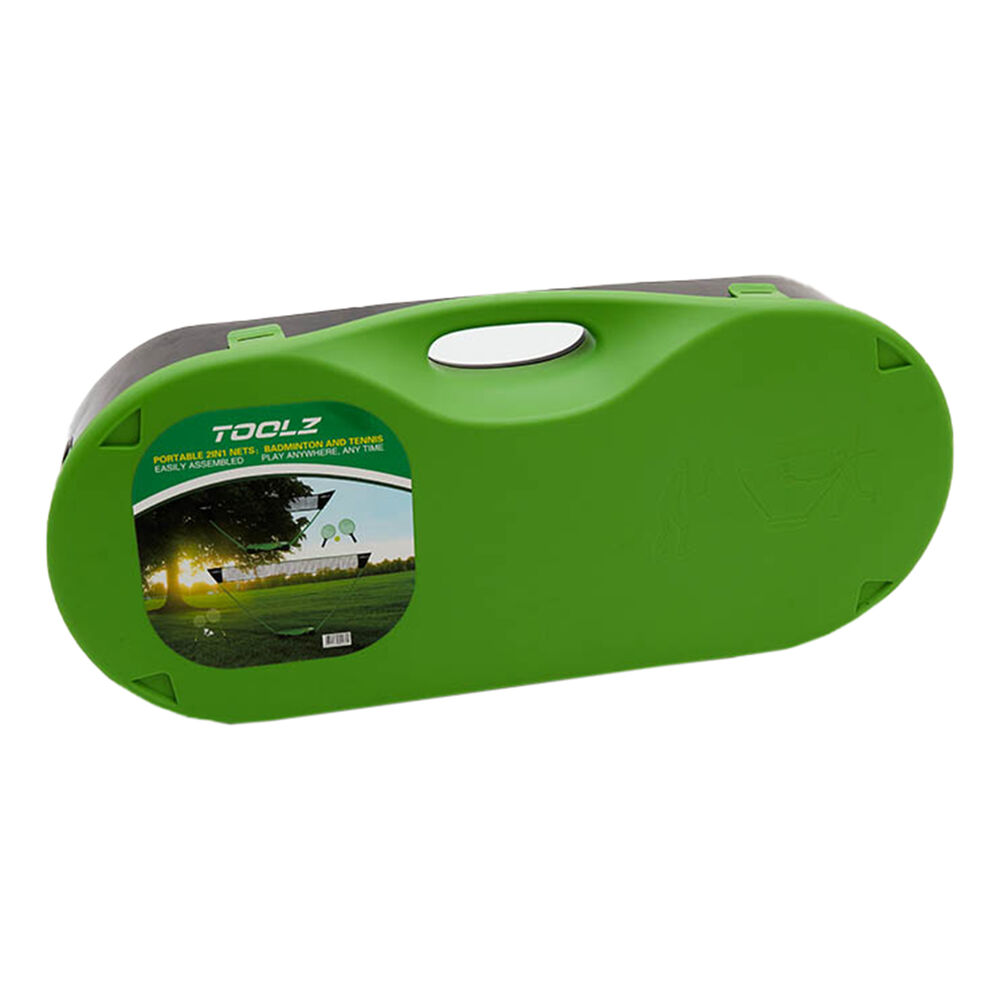 TOOLZ Portable 2in1 Badminton- & Tennis net Tennis net