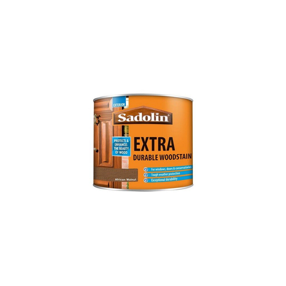 Sadolin Extra Durable Woodstain African Walnut 500ml