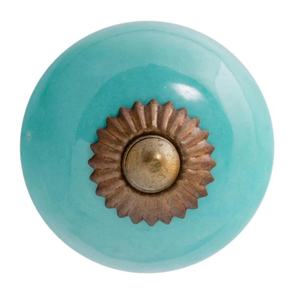 Nicola Spring - Round Ceramic Cabinet Knob - Solid