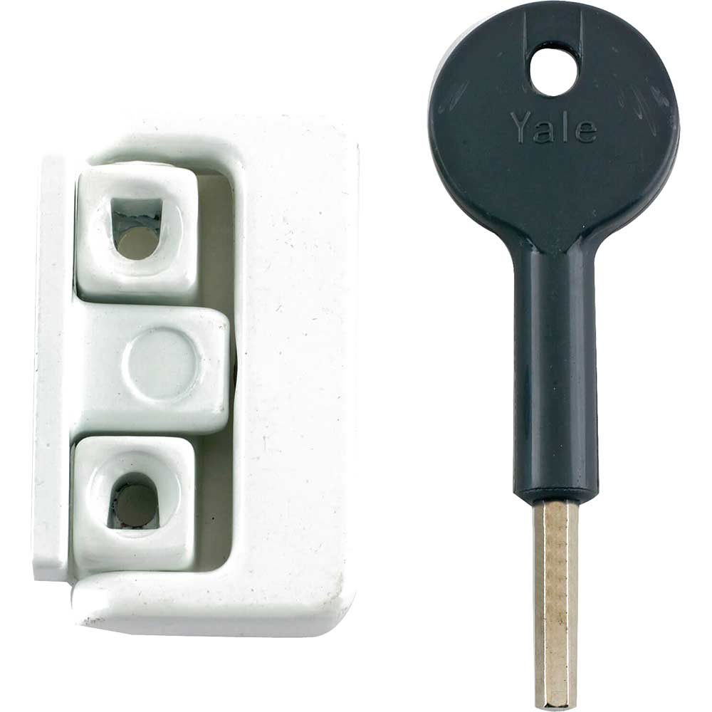 Yale Locks YALV8K1014WE 8K101 Window Latches White Finish Multi Pack of 4 Visi