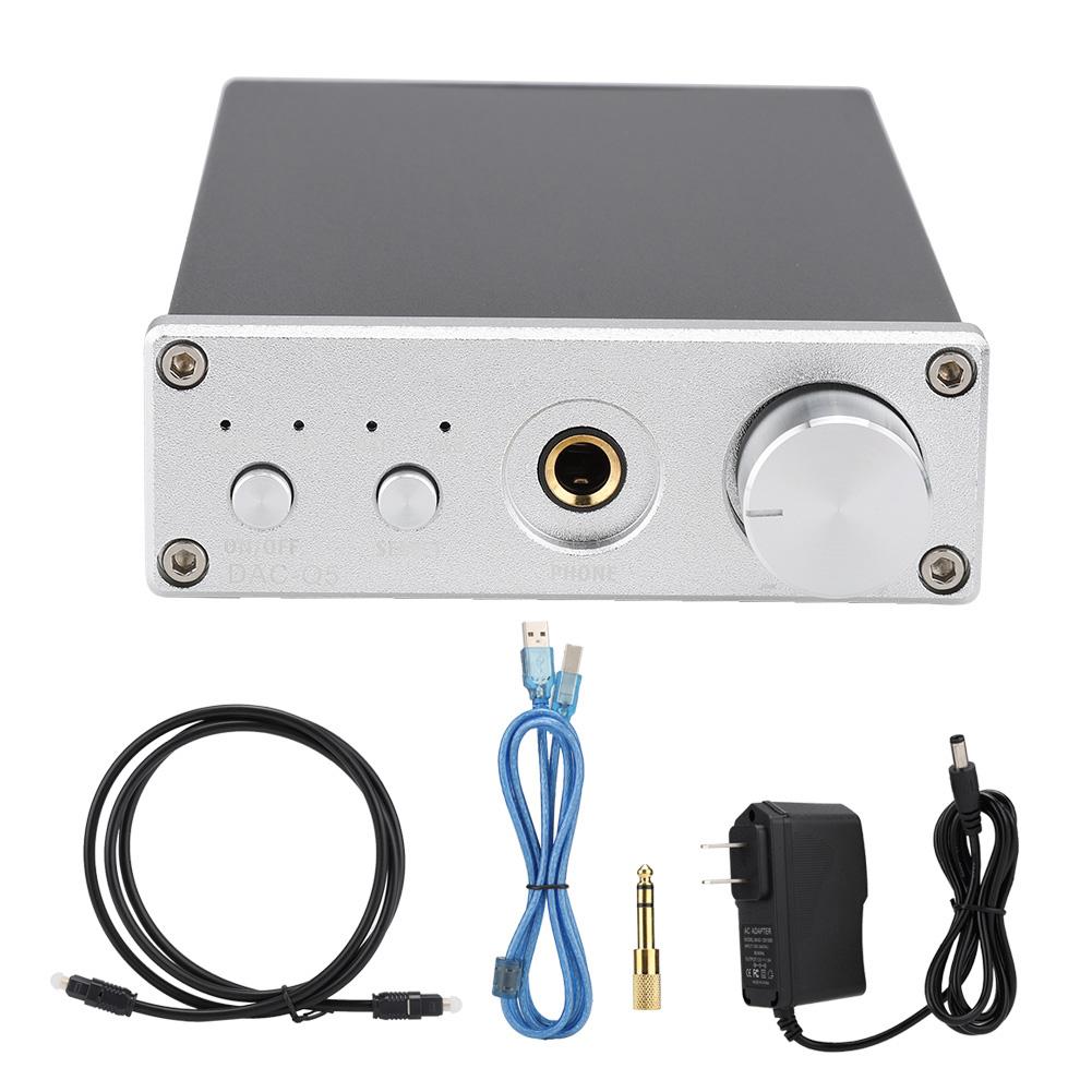 OutsideWorld Hifi Stereo 24bit192khz For Rca6.35mm Headphone Jack Output Headphone Amp Us Plug