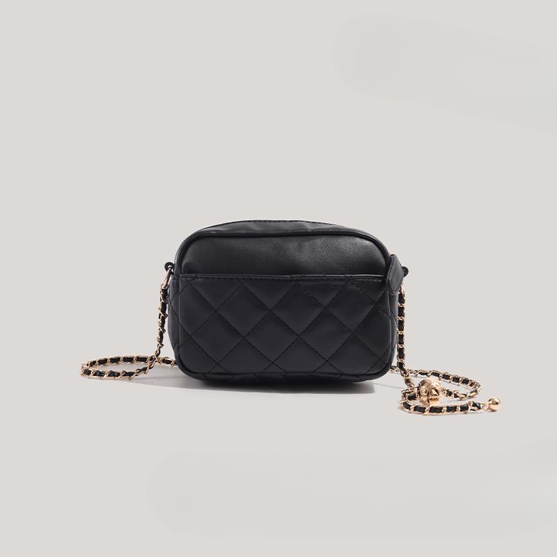 JMG Bags Small Body Bag Women's Diamond Lattice Chain Bag Fashion Purse All Cross-body Shoulder Square Bag