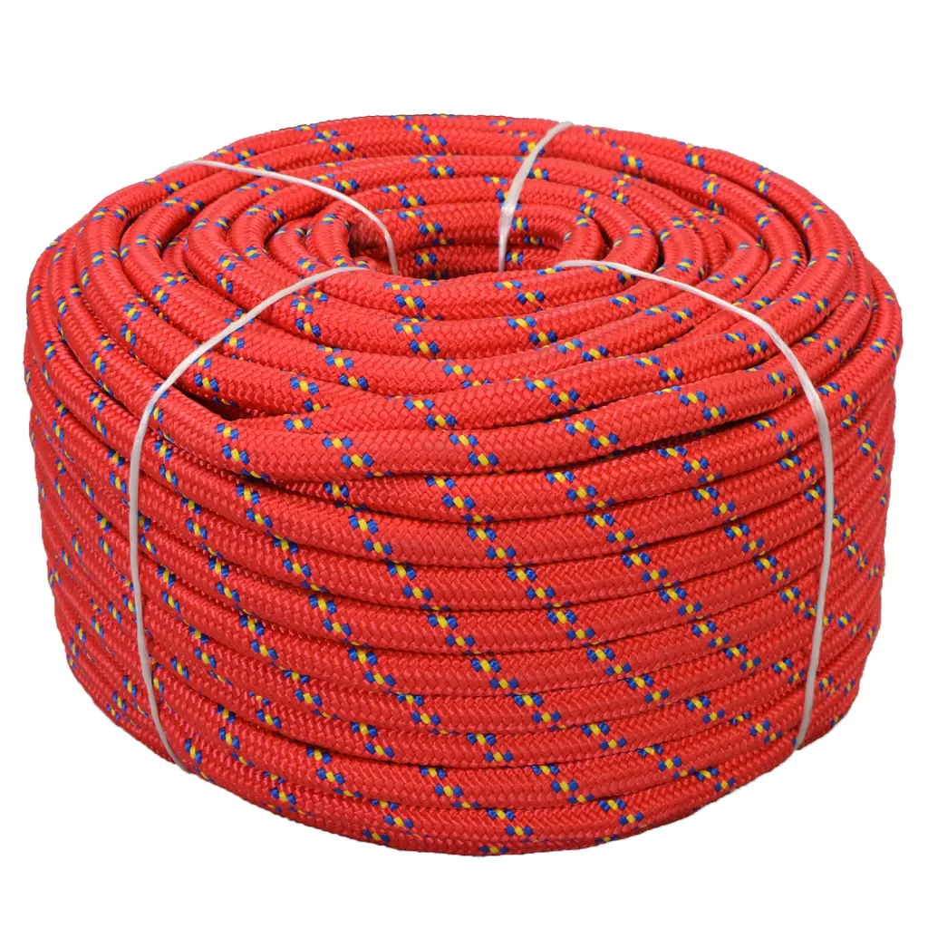 VidaXL Marine Rope Polypropylene 18 mm 50 m Red