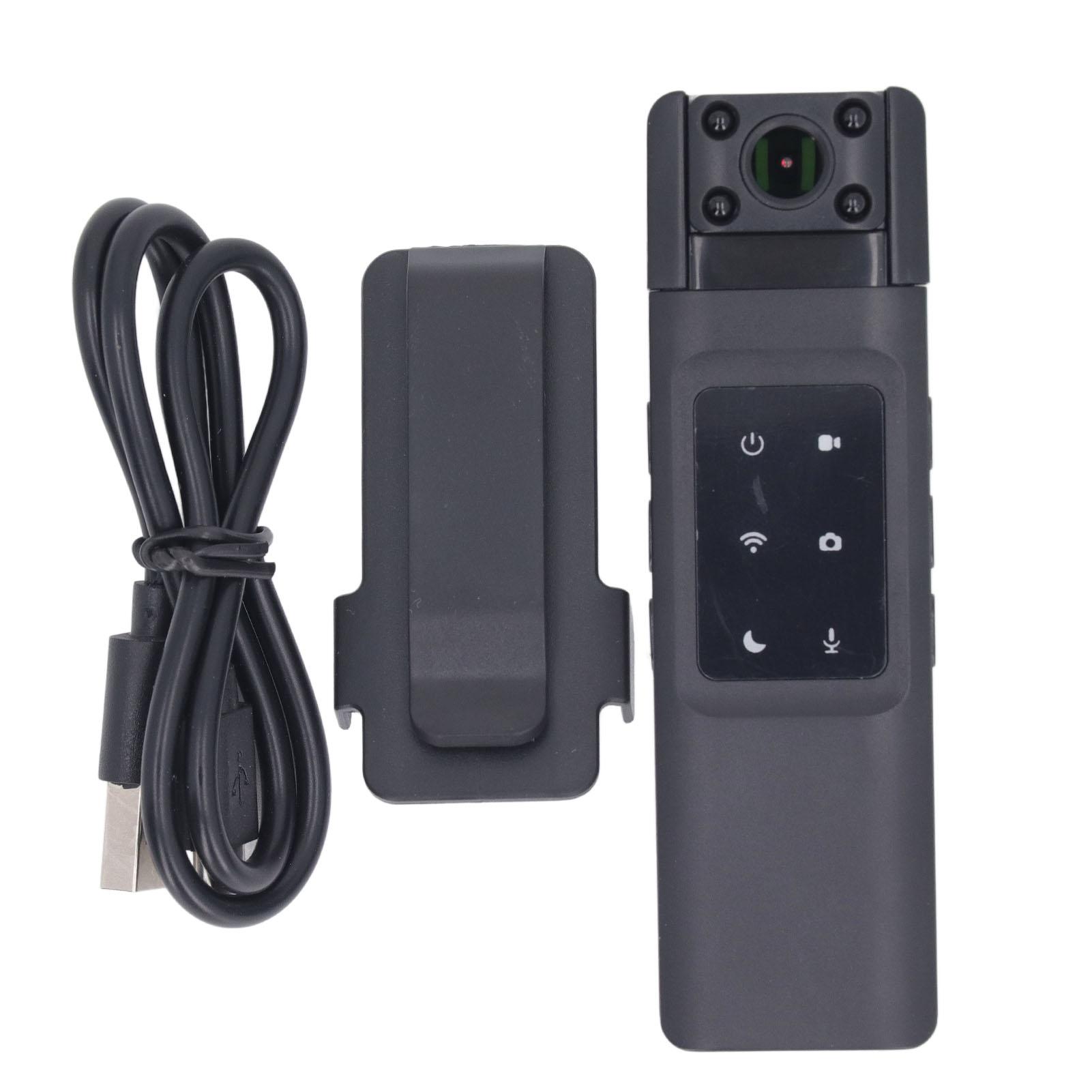 DIYelecs Pocket Video Camera WiFi 1080P HD Infrared Night Vision Mini Video Recorder Portable Wearable