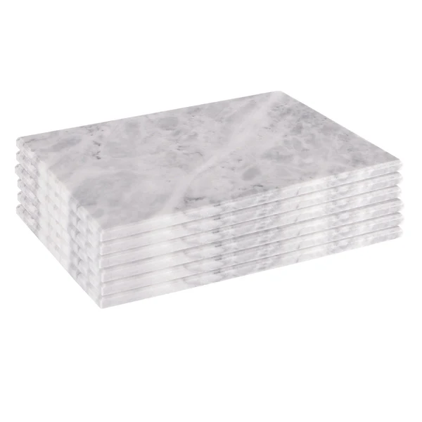 Argon Tableware 30cm x 20cm Marble Placemats | Pack of Six | By Argon Tableware
