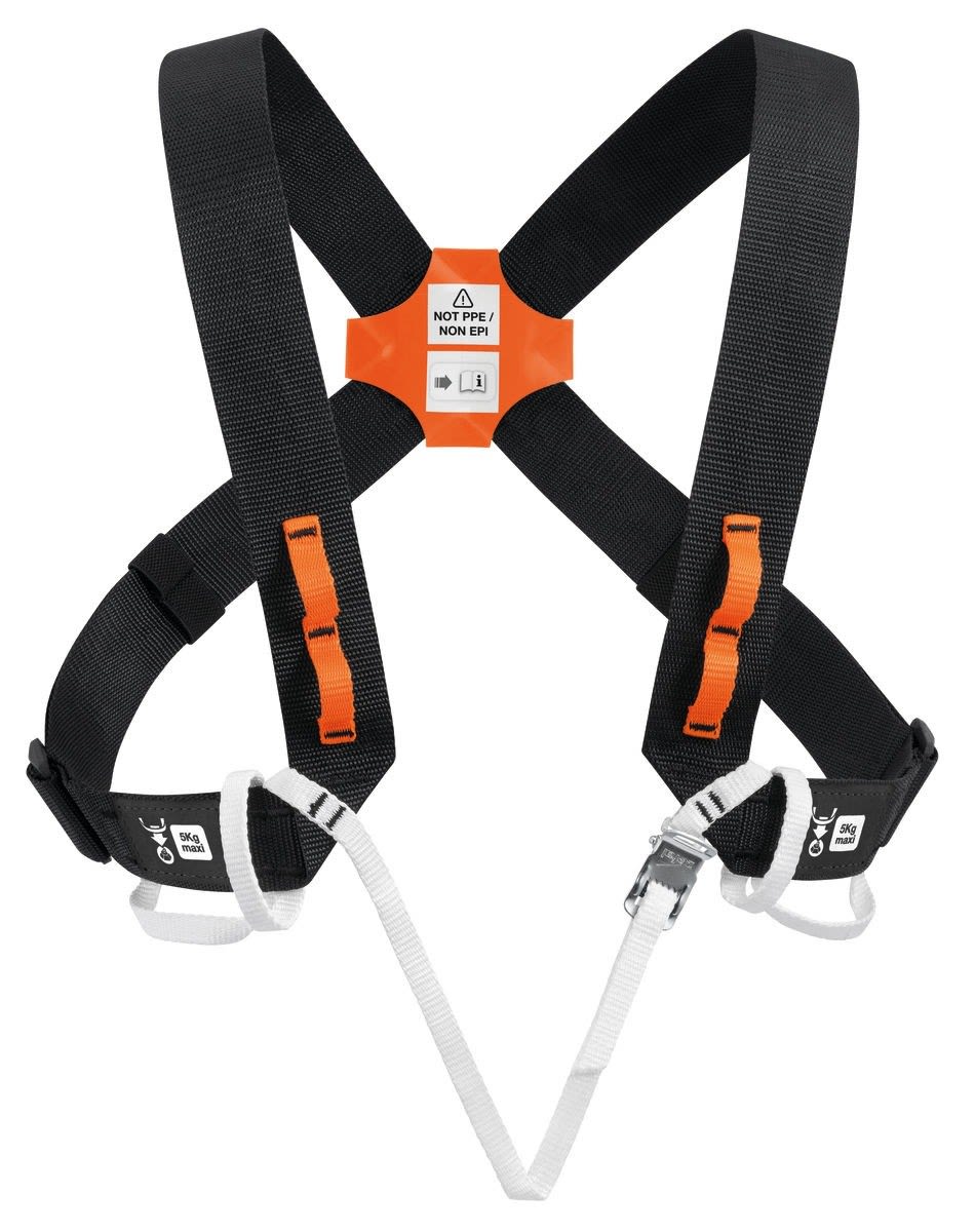 Petzl Explo - Schwarz / Orange - One Size