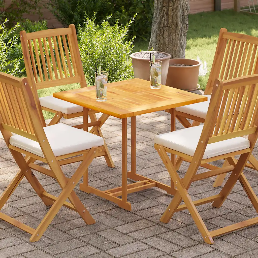 VidaXL Table Top Solid Teak Wood 70x70x2,5 cm