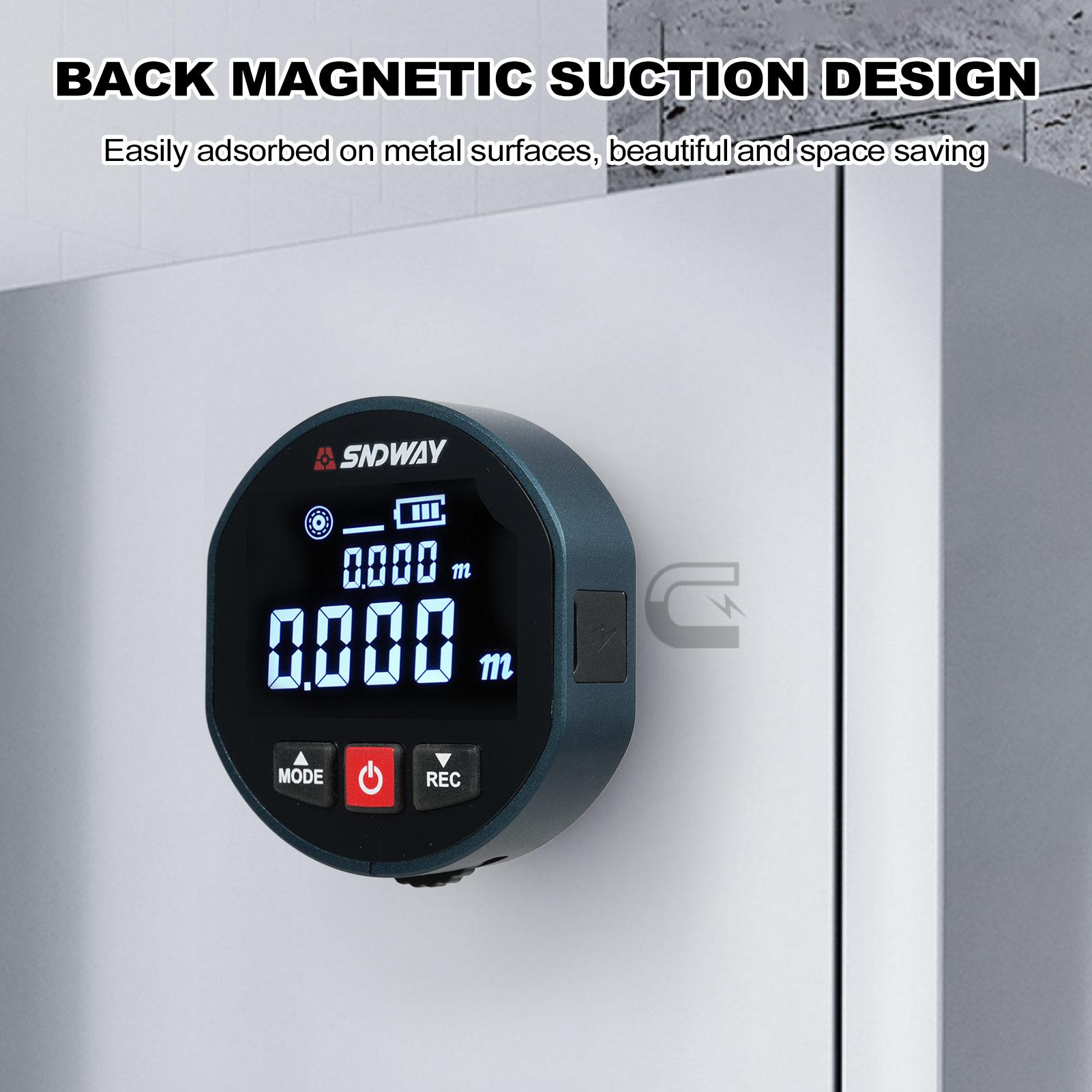 KKmoon 2in1 Rolling Digital Tape Measure with Laser 98ft Laser Tape Measure & 328ft Rolling Tape Roller & Laser