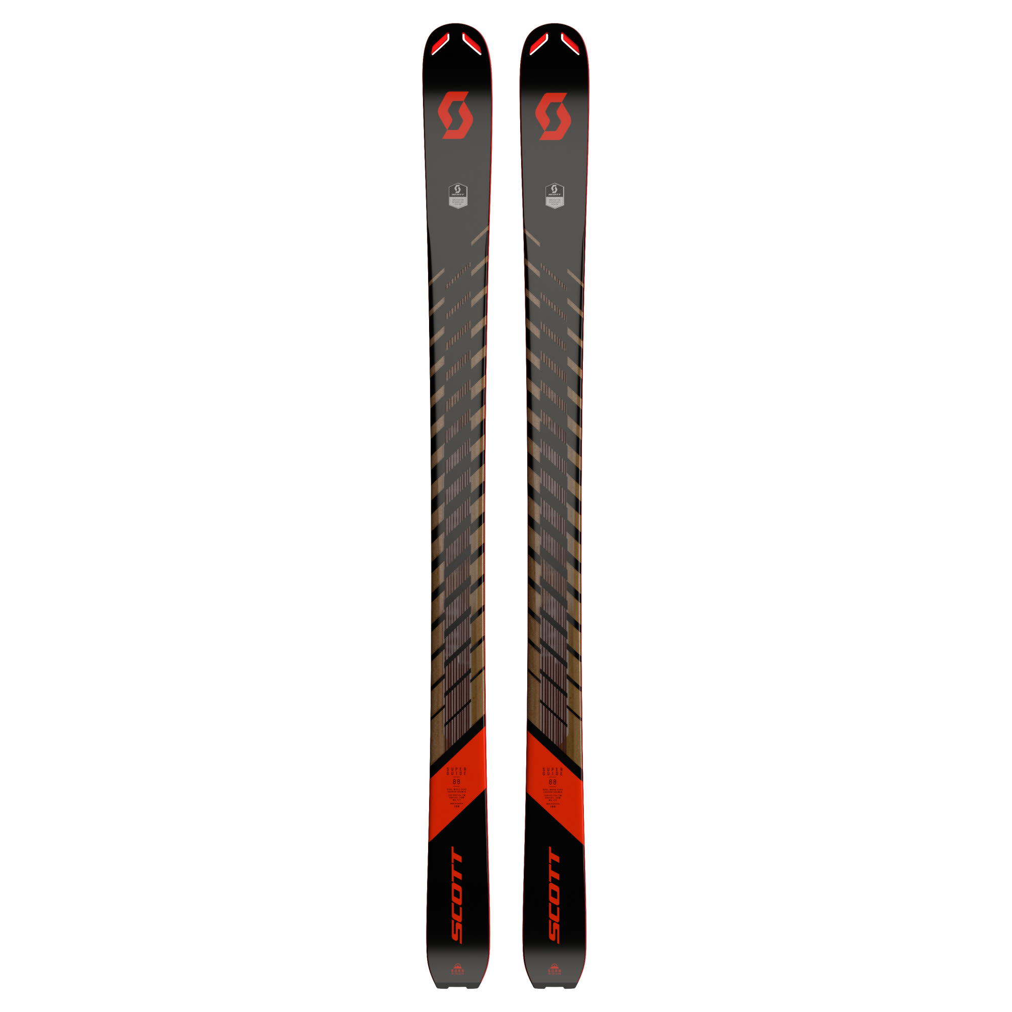 Scott M Superguide 88 SKI - Anthracite / Red - 178 cm
