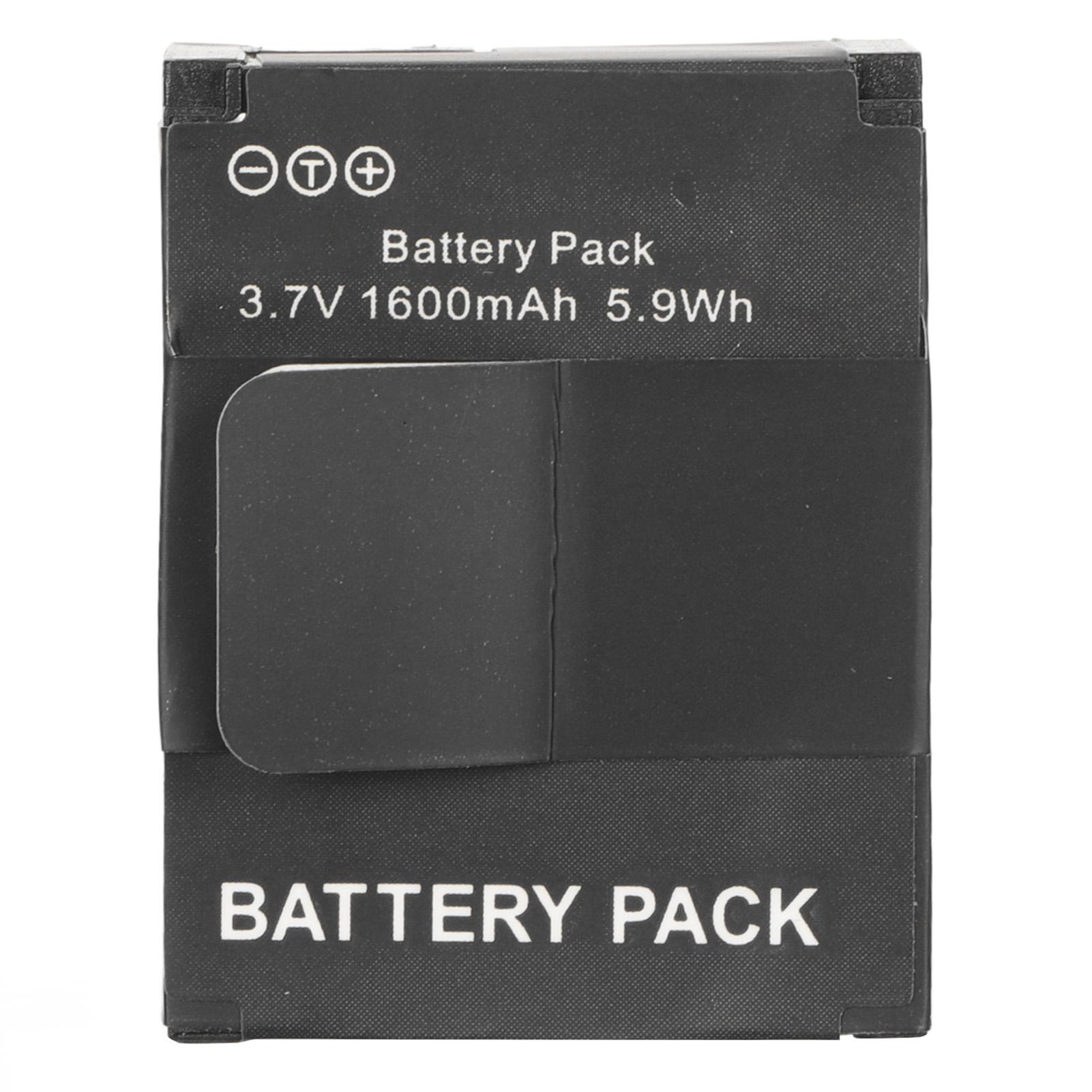 Andoer Action Camera Battery 1600mAh Rechargeable Replacement Lithium Ion Battery for Sports Camera