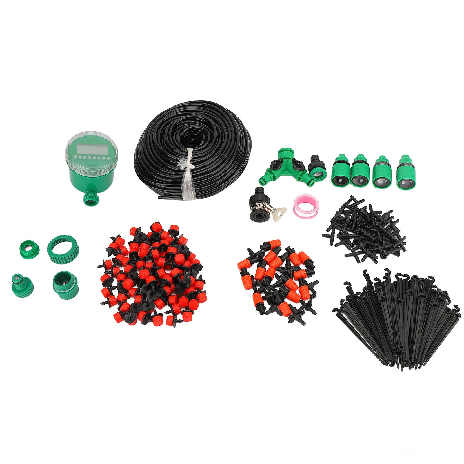 HONOR ELECTRONICS Greenhouse Micro Drip Irrigation Kit Automatic Irrigation System Patio Misting Plant Watering