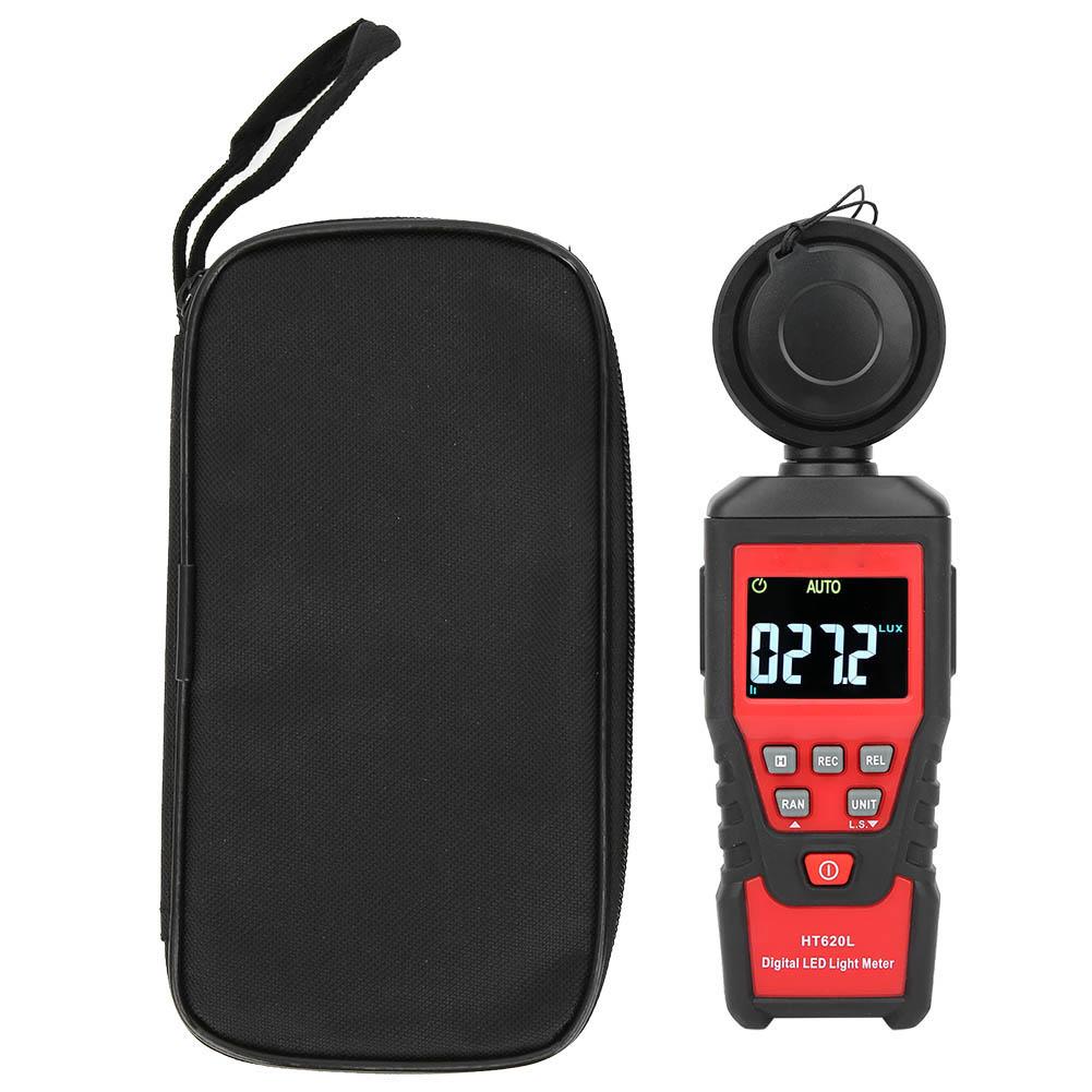 HT620L High Accuracy Portable Digital Light Illuminance Meter Photometer 0?200000Lx (0?20000FC)