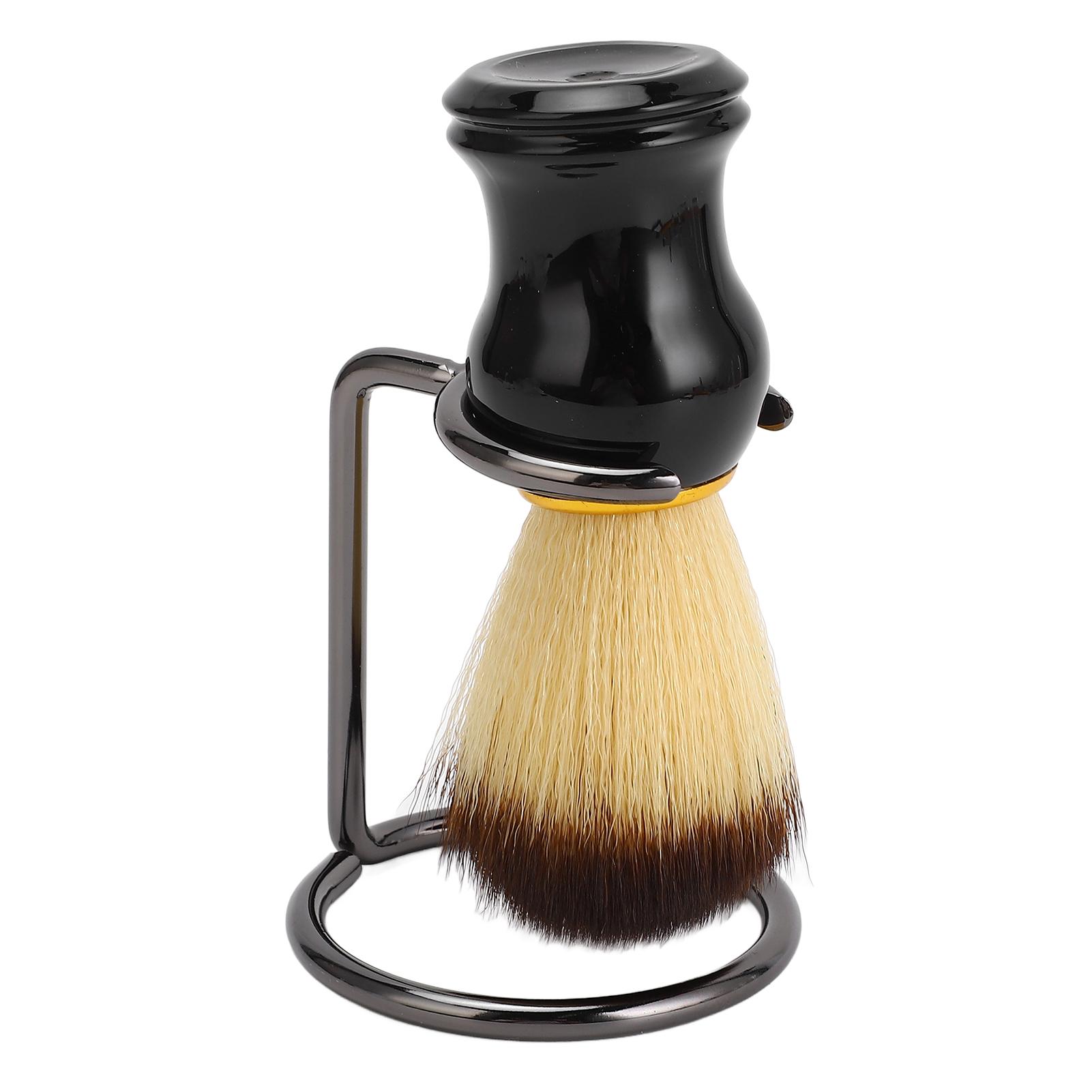 Koogeelife Shaving Brush with Stand Men Wet Shaving Beard Brush with Stand for Shaving Cream Soap
