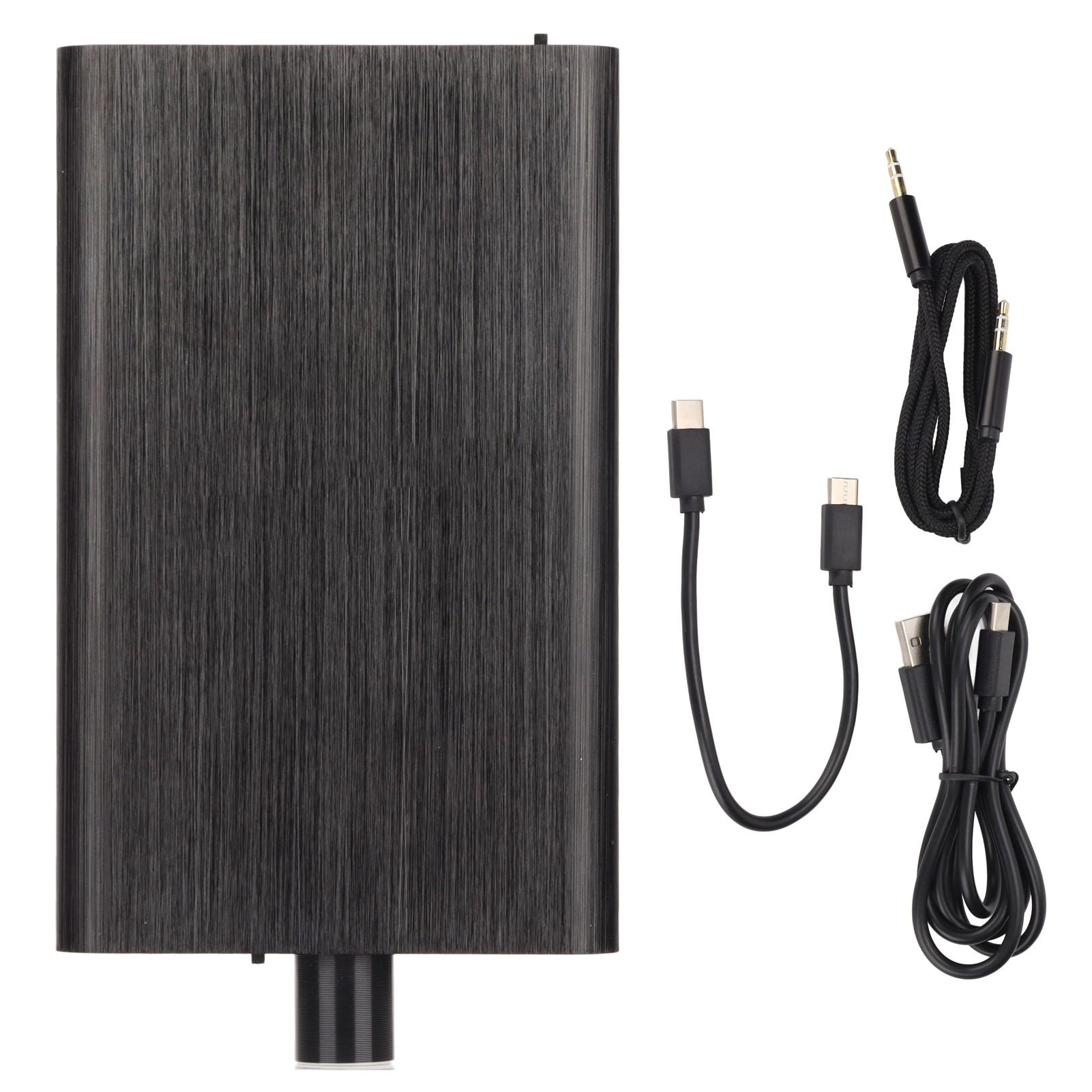 OutsideWorld Headphone Amplifier 3.5mm Stereo Headphone Amplifier Headphone o Output with Bass Enhancement