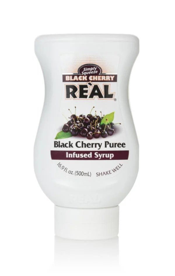 Real Black Cherry Puree Infused Syrup | 50cl