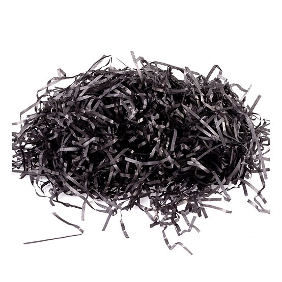 Hobbycraft Deep Black Shredded Tissue Paper 25g