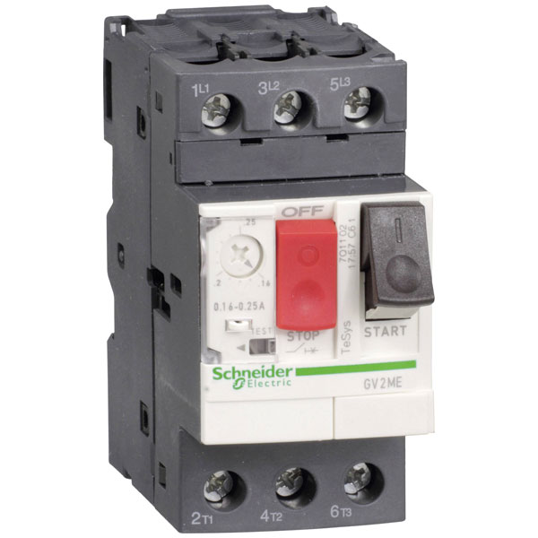 Schneider Electric 1.6 → 2.5 A TeSys Motor Protection Circuit Breaker