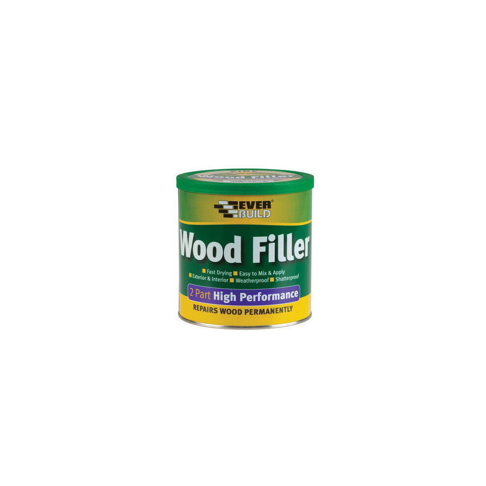 Everbuild 2-part High-performance Wood Filler Redwood 500g Evb2pred05