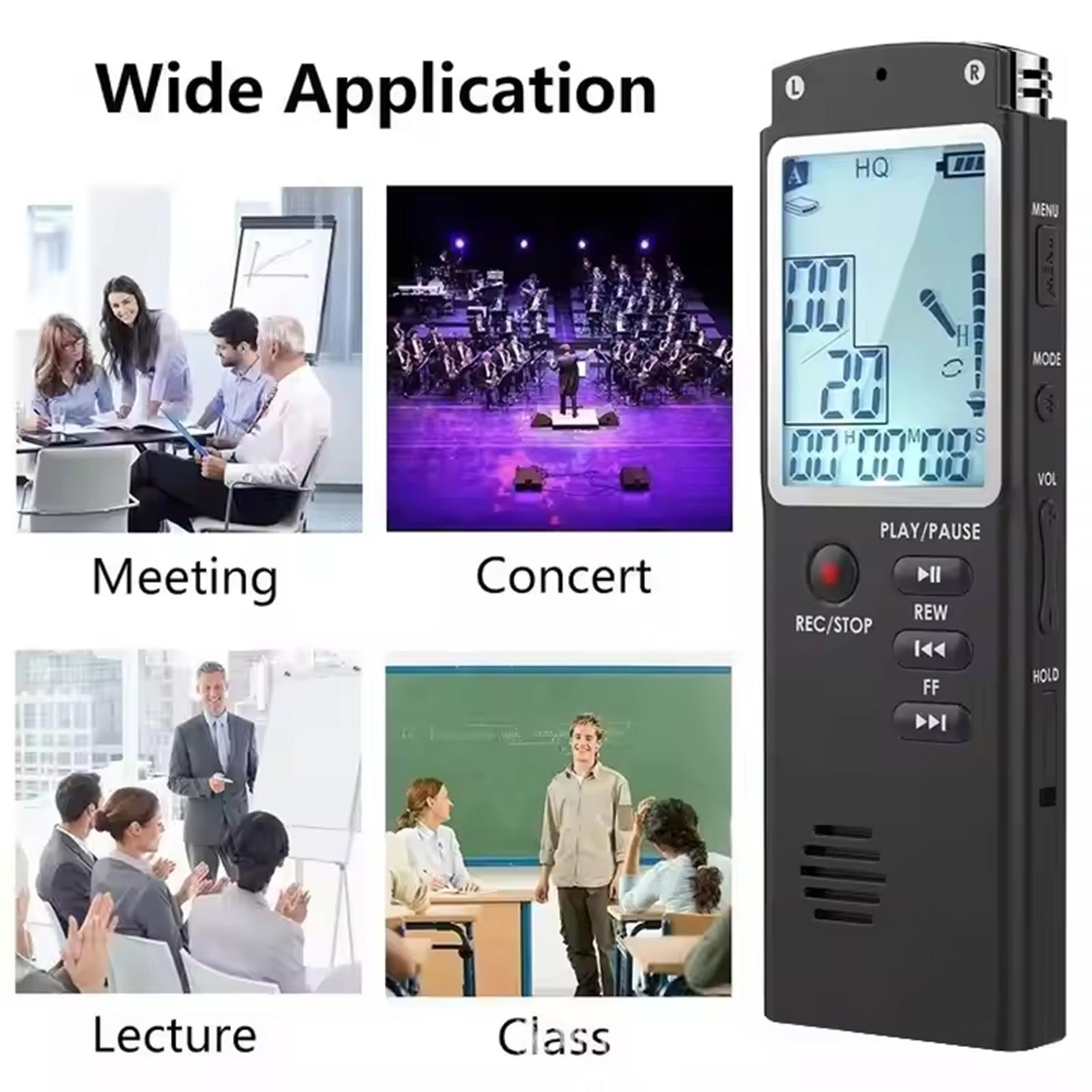 HONOR ELECTRONICS T60 Digital Audio Recorder Professional Voice Activated Recorder with Earphone Portable Audio 32G