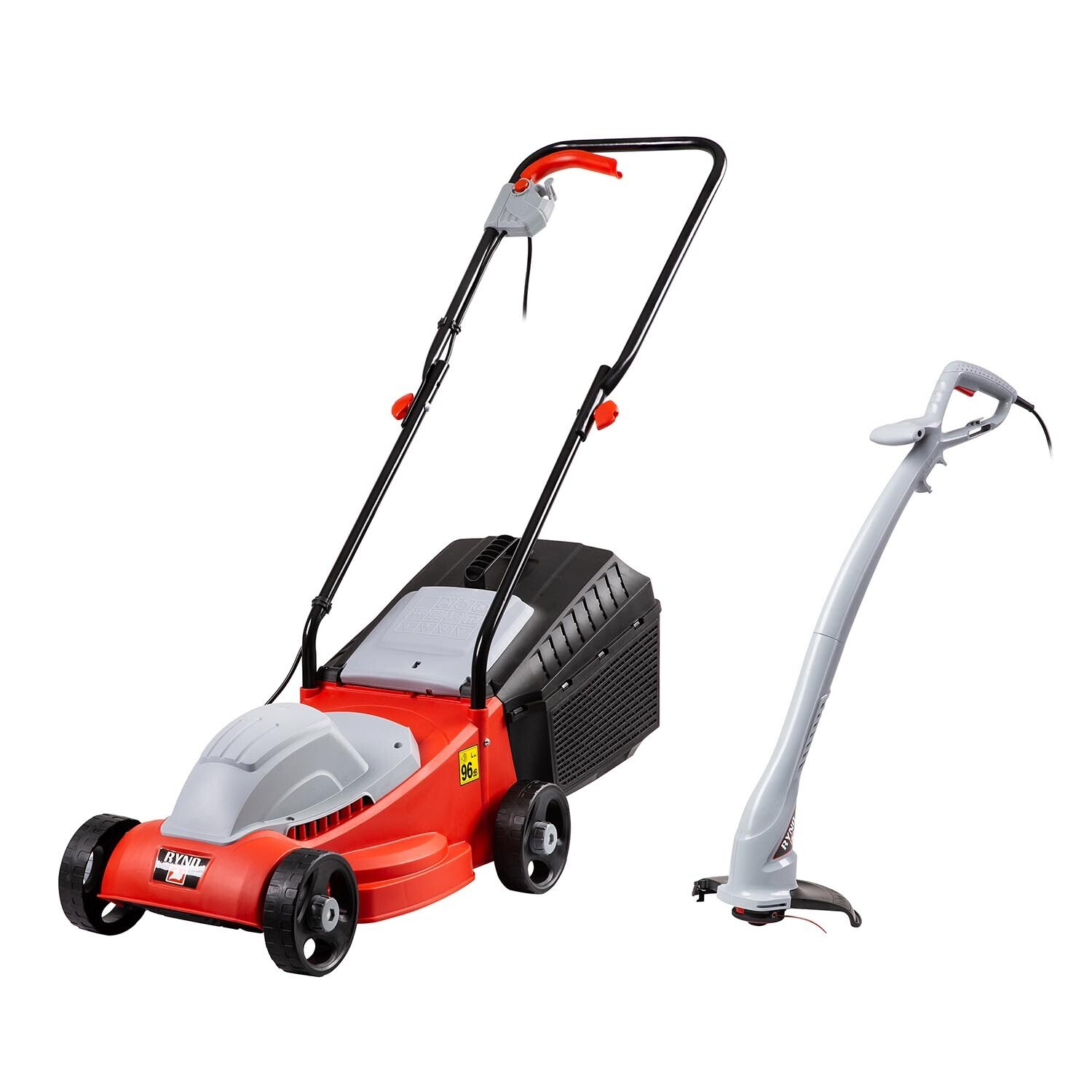 Electric Mower and Trimmer Set