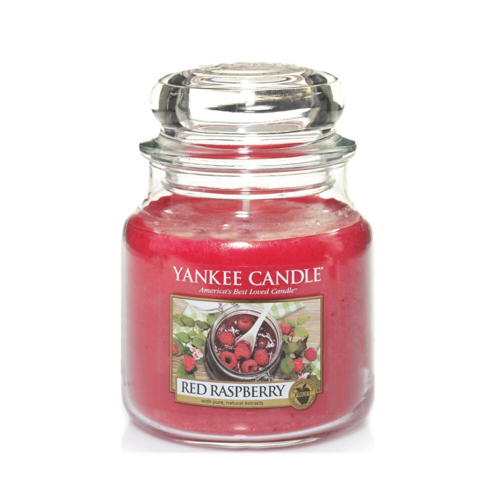 Yankee Candle Original Jar Candles Medium Red Raspberry 411g