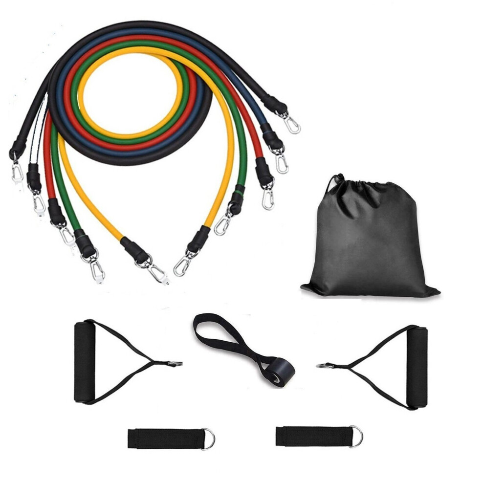 TOPELEK 11pc Resistance Bands Set - 100lb