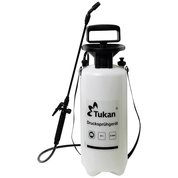 Tukan 000010.0000 Pressure Sprayer 5L Adjustable Nozzle Large Funnel